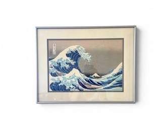 60 HokusaiTheGreatWaveoffKanagawaFramedWoodblockPrint