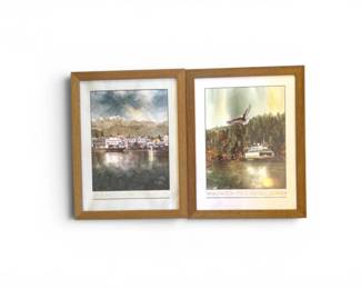 90 WashingtonStateFerriesCommemorativeFramedPrintsbyAlexYoung