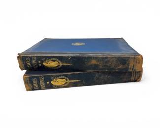 237 FamousPaintingsHardcoverArtBookBlueGoldBinding