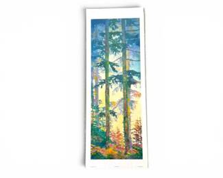 158 WilliamWindenEvergreensPacificNorthwestLandscapePrint