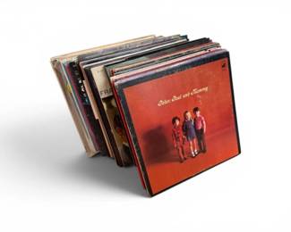 245 AssortedVinylLPCollectionStarWarsRockyWillieNelsonMore