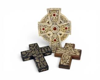 112 CrossofIonaWallPlaqueMexicanFolkArtChristianCrosses