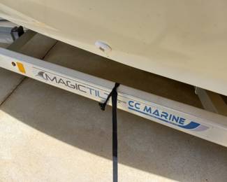 Magic Tilt Trailer( Low Tow Time) Good Tires