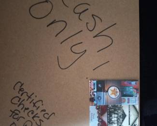 Please bring help for moving items.