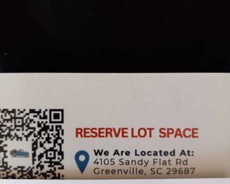 Address info. No merchandise at property.