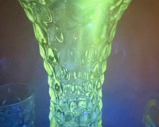 Depression era uranium glass.