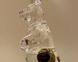 Waterford crystal bunny.