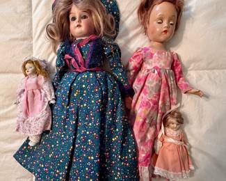 Antique dolls.