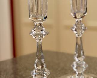 Waterford candlesticks.
