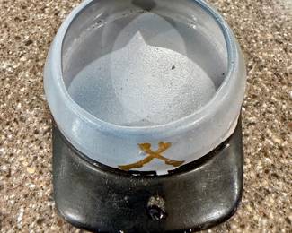 US Civil War centennial ceramic ashtray.