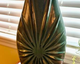 Mid-century ceramic sunburst vase.