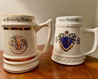 Beer mugs.