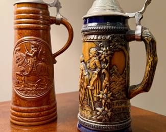 Beer steins.