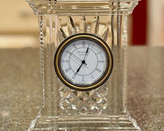 Waterford "Atrium" table top clock.