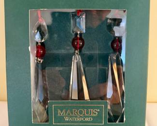 Waterford icicle ornaments.