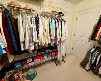 Womens clothes, shoes and accessories.