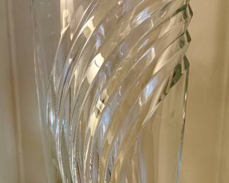 Lenox "Falling Star" crystal vase.