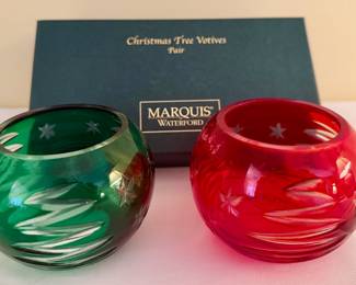Waterford Christmas Tree votives.