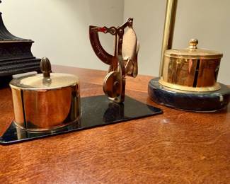 Postage stamp dispensers.