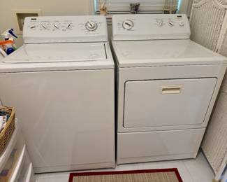 Sears Kenmore washer and dryer.