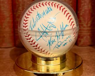 Signed baseball, opposite side.