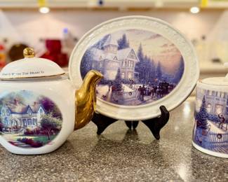 Thomas Kinkade porcelain ware.