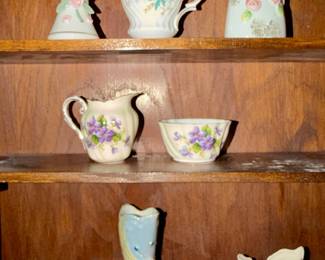 Porcelain miniatures.
