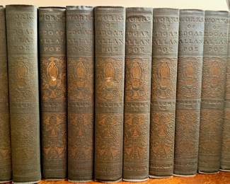 Ten volume set "The Works of Edgar Allan Poe", published 1910.