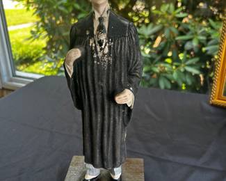 Vintage Teacher’s Highland Cream Blended Scotch Whiskey Advertising Statue