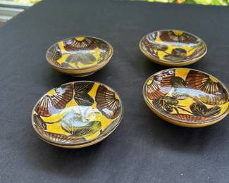 4 Terra Cotta Bowls