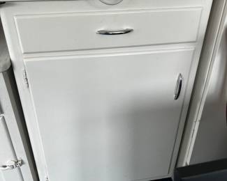 Vintage Stainless Steel Top Cabinet