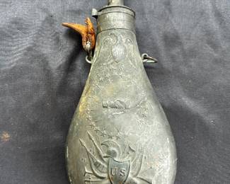 Civil War Era Black Powder Flask