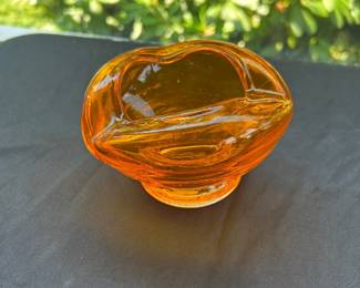 Blenko Tangerine Bowl