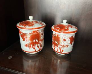 Vintage Porcelain Japanese Kutani Ware