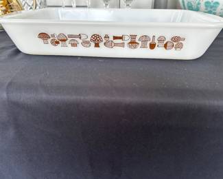 Glasbake Mushroom Baking Dish