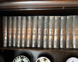 14 Volume Moriah Edition of Little Journeys to the Homes of the Great - Elbert Hubbard Roycrofters