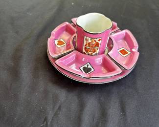 Vintage Card Tray Set by Musterschutz - Czechoslovakia