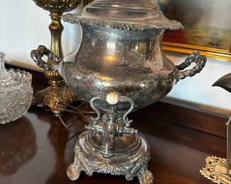Silver Plated Samovar