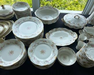 Theodore Haviland Limoges Porcelain Set
