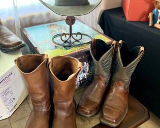 Red Wing Boots and Stetson Hat