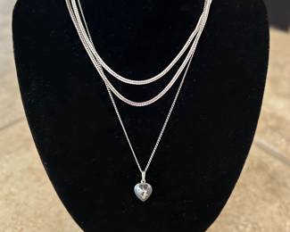 Sterling Silver Necklaces