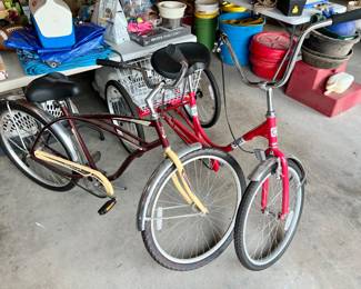 Sun Trike and Vintage Raleigh