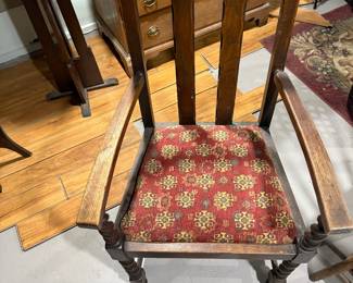 Arts and crafts barley twist chair