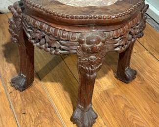 Chinese stand marble top