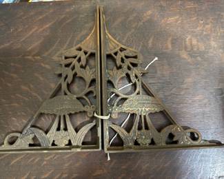 1920's30's brass supports