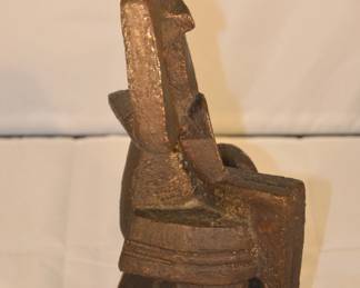 Side View of the Ivy Steele Abstract Bronze Sculpture