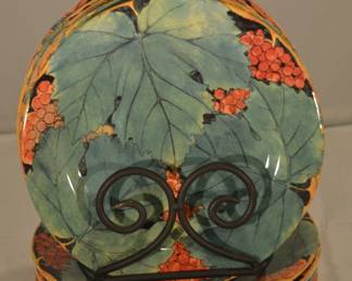 Vigne Gien France 8.5" Appetizer/Dessert Plates, set of 12