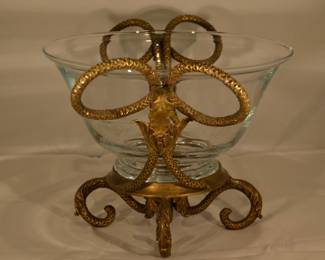 Side View of the Brass Stand
