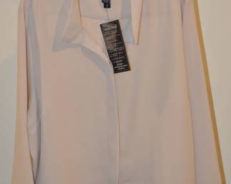 New Marla Wayne Dove Grey Blouse