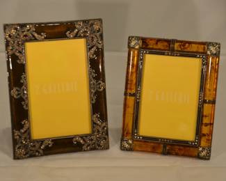 Z Gallerie 3.5" x 5.5" ( Brown Tone) and 3.5" x 5" ( Amber Tone) Picture Frames